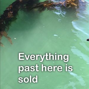 Everything is sold past this point